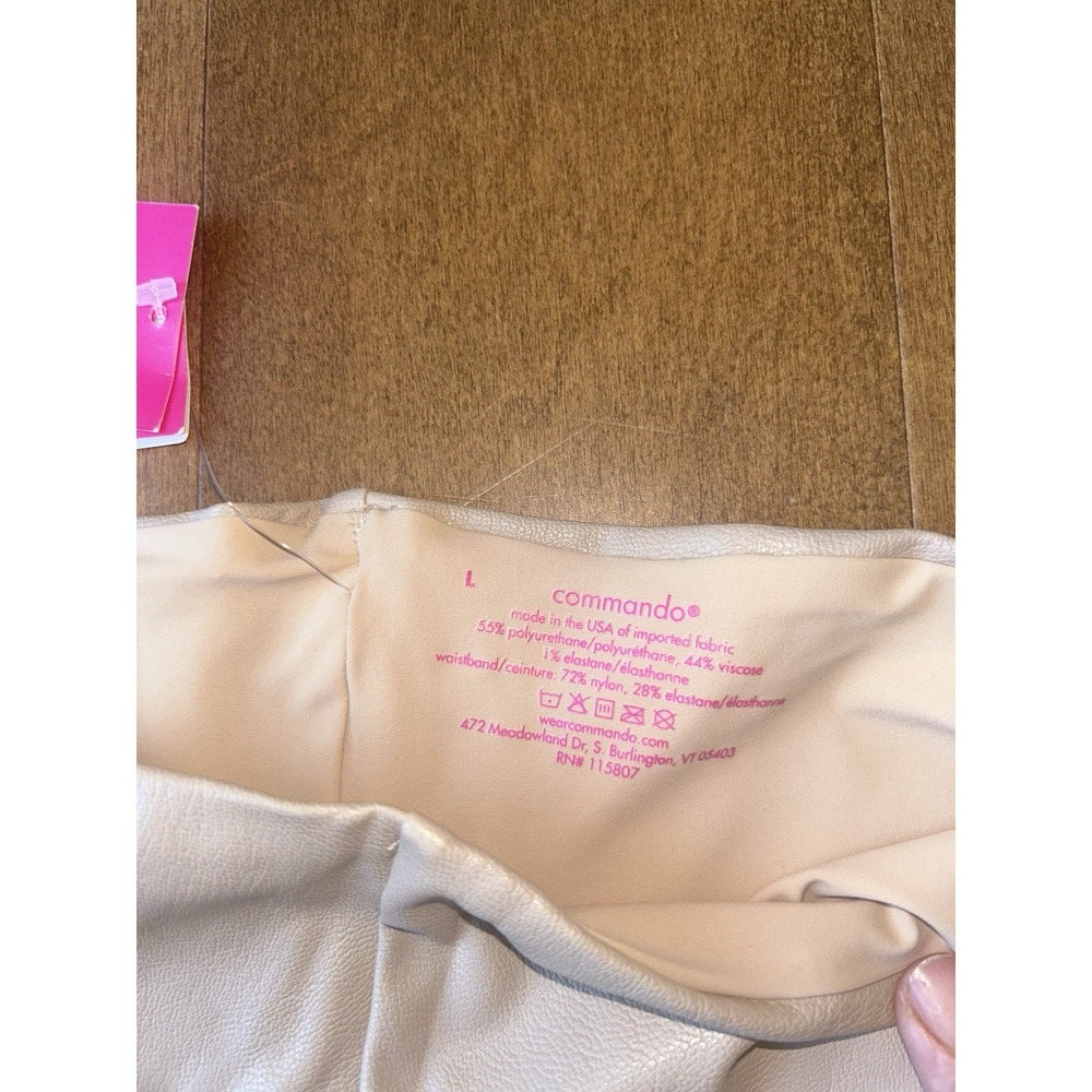 Commando Faux Leather Flare Legging Large New High Rise - Picture 7 of 10
